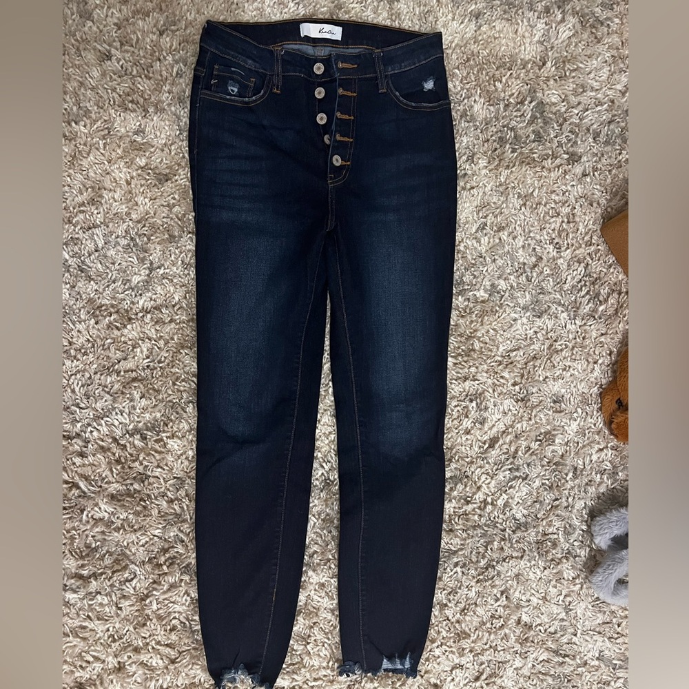 KanCan Blue High Rise Skinny Jeans